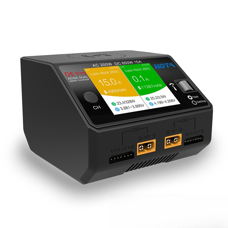 HOTA D6 Pro 650W 200W Dual Pow - Hota D6 Pro Dual Lipo Charger 评论和价格