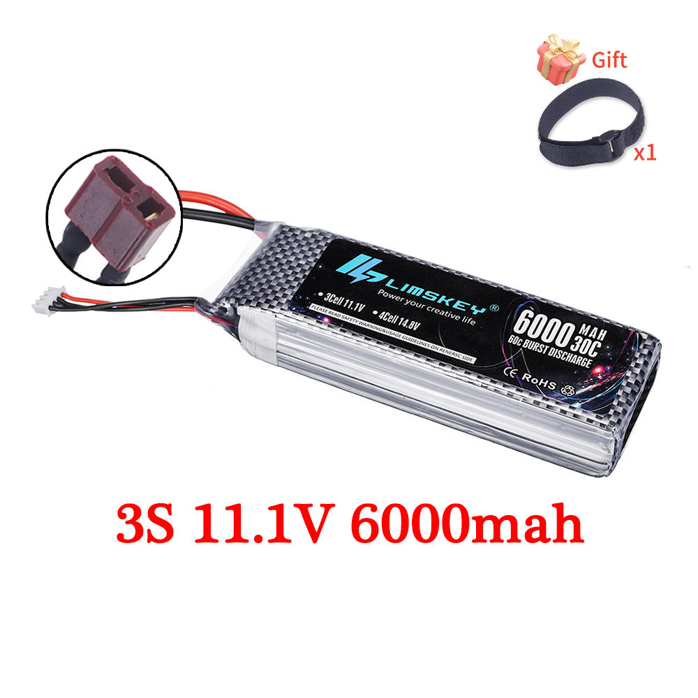 7.4V 11.1V 14.8V 22.2V 6000mAh - 4S Lipo Battery 14.8V 6000Mah 评论和价格