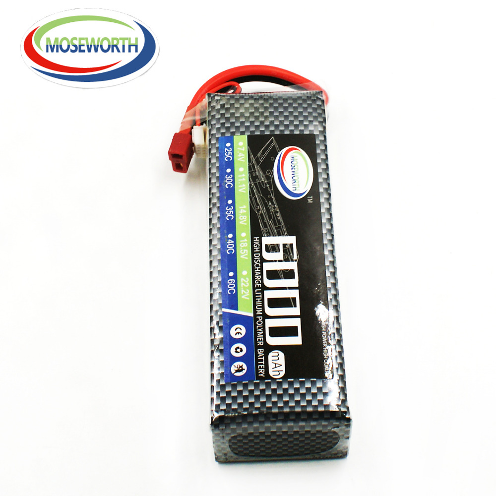 4S 14.8V 6000mAh RC Toy Lipo B - 4S Lipo Battery 14.8V 6000Mah 评论和价格