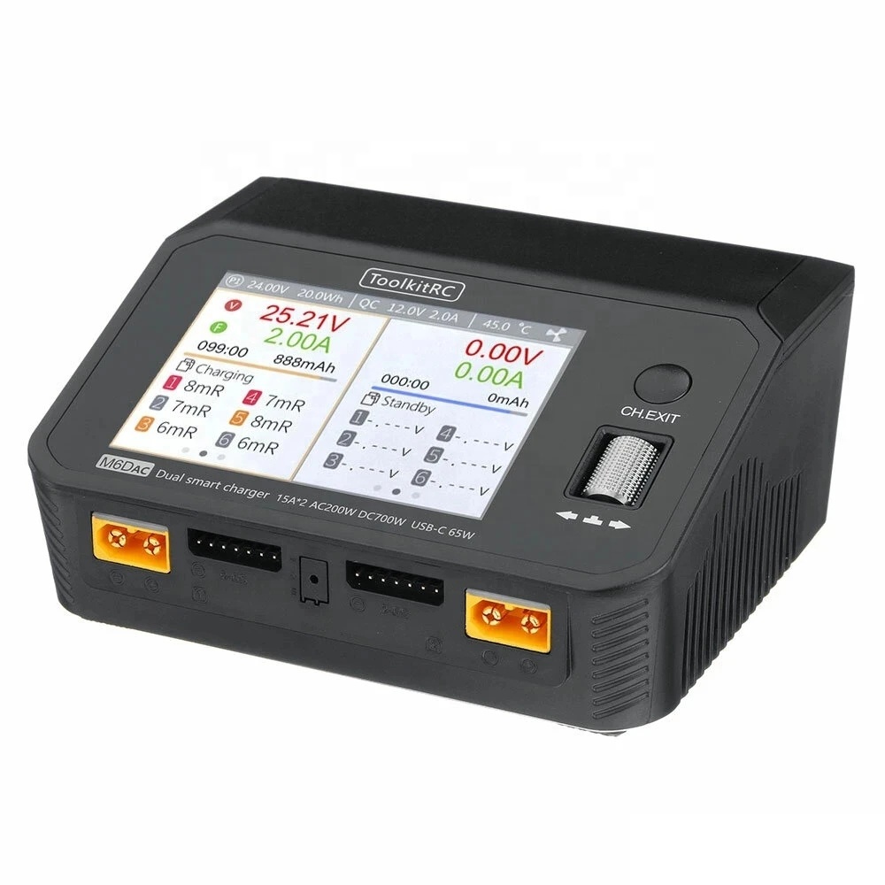ToolkitRC M6DAC AC 200W DC 700 - Toolkitrc M6Dac Smart Charger 评论和价格